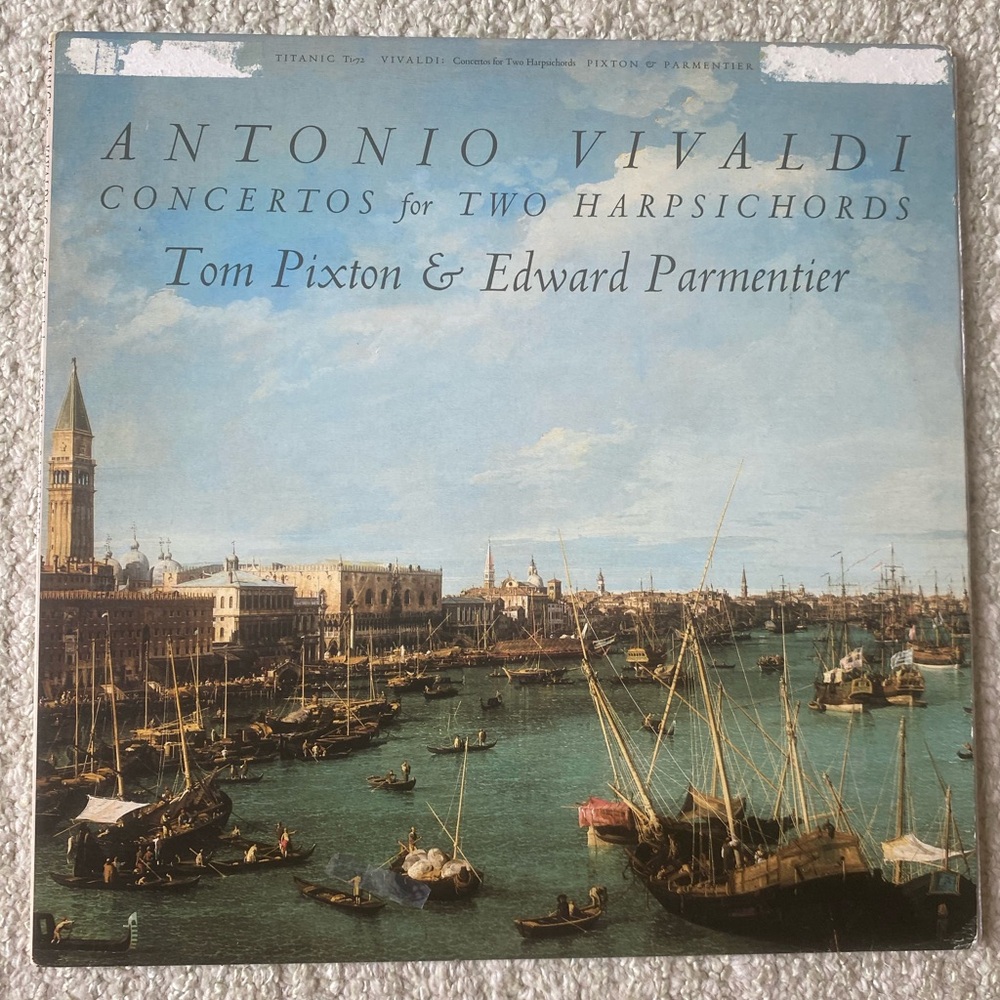 Antonio Vivaldi Concertos For Two Harpsichords Tom Pixton & Edward Parmentier